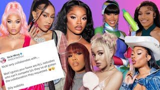 ‼️Nicki Minaj DEFENDS JT \& Bia, SHADES Cardi B, Doja Cat \& Megan. Bia new songs, Asian Doll salty