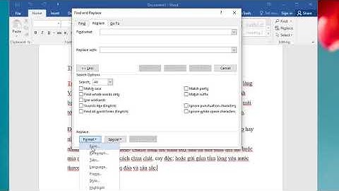 Chuyển chữ màu đỏ trong Word thành màu đen và in đậm