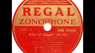 Joe Loss - Begin The Beguine (Chick Henderson)