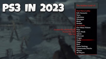Ps3 in 2023 (World at War mod menus are cool)
