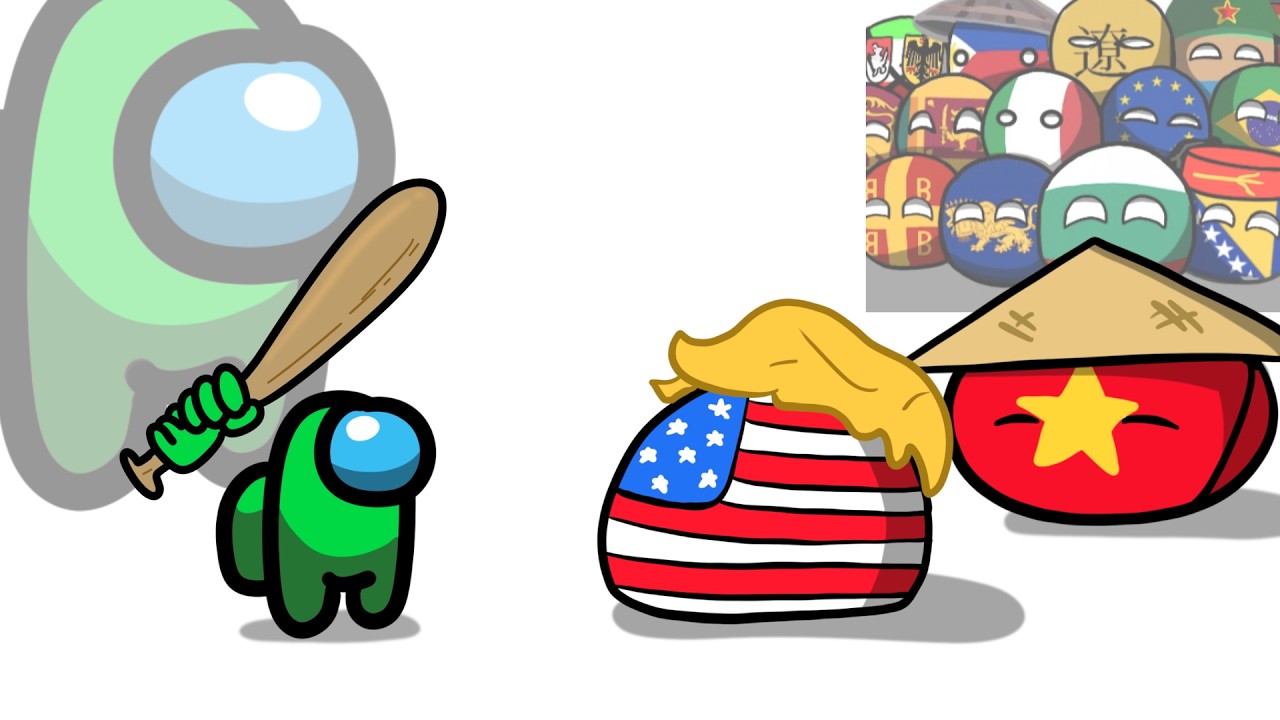 Mini Crewmate Kills Countryballs - Part 1 | Among Us