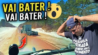 The US Army and police helping with the US snowstorm 🇺🇸 I almost crashed the truck 🚛 😱