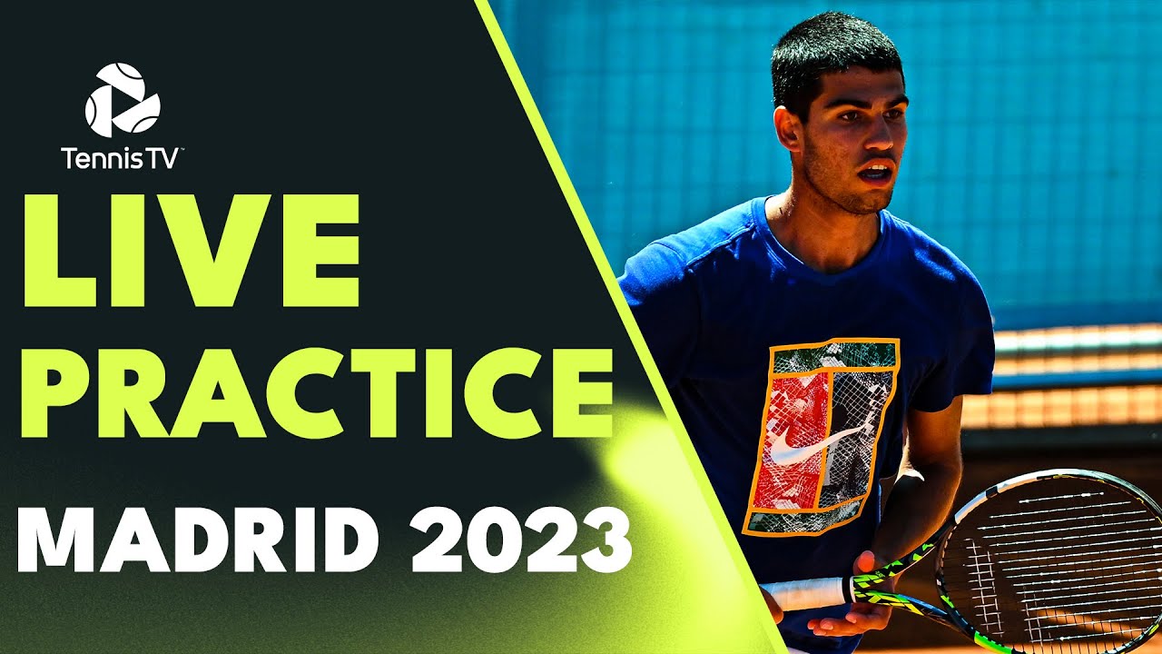 LIVE PRACTICE STREAM Watch Paul vs Kecmanović in Madrid, scroll back for Murray, Alcaraz and more