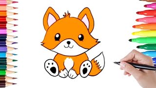 Hoe Teken Je Een Vos? #drawing #tekenen #fox How To Draw A Fox?