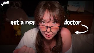 ASMR a fake doctor gives you a bizarre cranial nerve exam 😳🩺 (random, chaotic, personal attention)