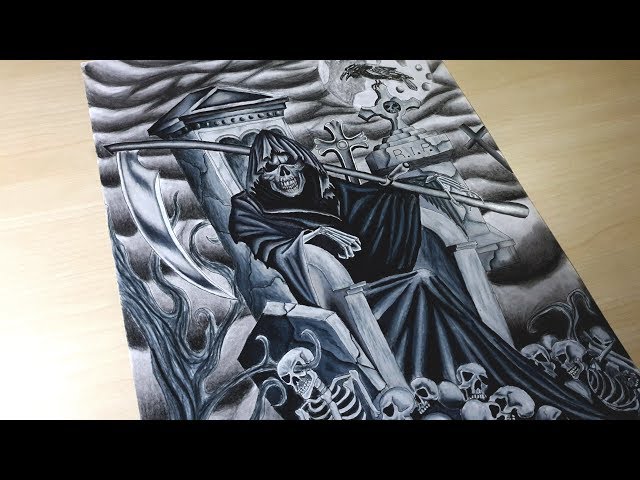 They got Batman fighting the grim reaper yeah okay BRUCE YOU GOT A 9 - 5 AND A LOVING MOM BRO