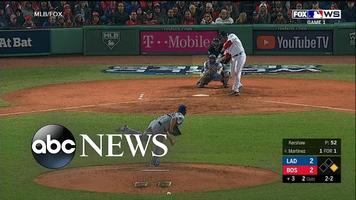 Red Sox beat Dodgers in Game 1 of World Series