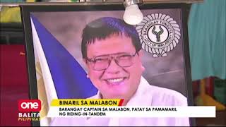 Barangay kapitan sa Malabon, nasawi sa pamamaril