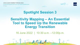 Spotlight Session: Sensitivity Mapping – An Essential Tool to Speed Up the RE Transition