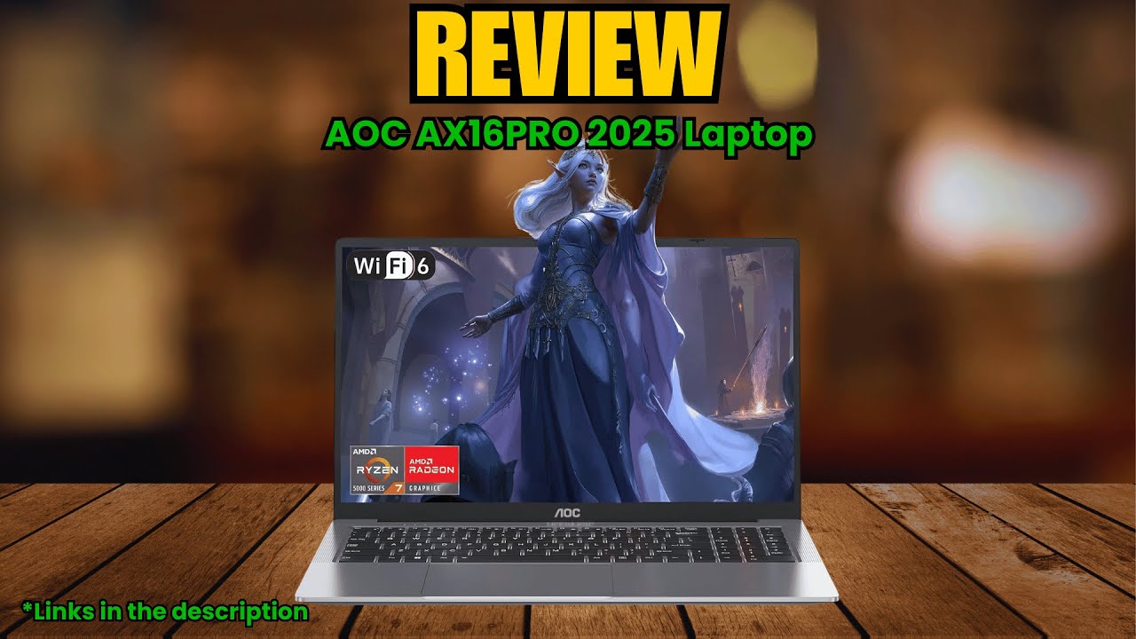 AOC AX16PRO Laptop Review (2025) 🔥 Ryzen 7 5700U | 16.1” FHD, 16GB RAM ...