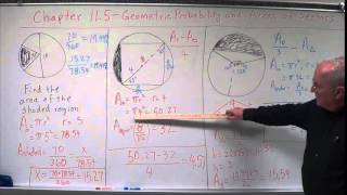 Geometry Chapter 11.5 - Geometric Probability & Areas of Sectors - Sample Problems 2