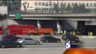 10 Freeway Reopens in East L.A. After Big Rig Fire Prompts Hourslong Closure