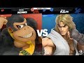【スマブラSP】第54回 闘龍門 極 Toryumon Kiwami #54 8LX | HIKARU (Donkey Kong) vs takera (Ken) WF