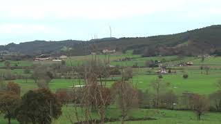 Vistas a Hoz de Anero desde el nuevo mirador. Carretera Alto Marín. Ribamontán al Monte.