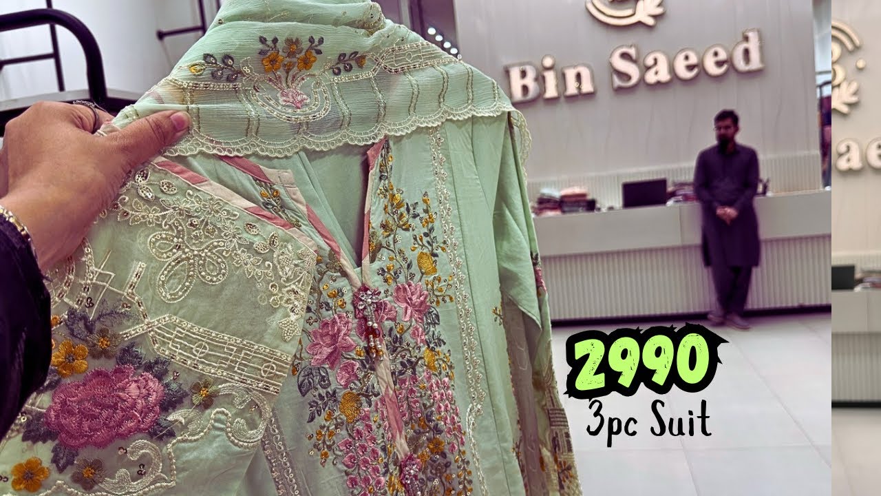😱Bin Saeed Sale price Collection 😱 Bin Saeed New Collection 2025 📣♥️ Binsaeed Grand Store