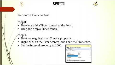 Timer Control in VB NET by Ms.A.Nandhini, Assistant Professor of Computer Science(SF)