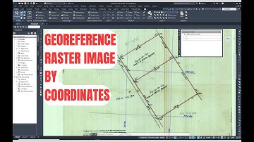 How to Georeference a Scanned Raster Image in AutoCAD Civil 3D by Coordinates