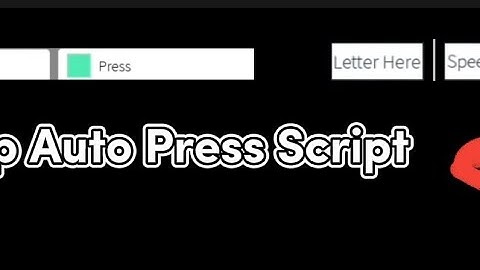 op Auto press script
