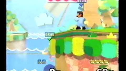 DDRKirby(ISQ) - 2-20-11 - SSBM - Green(Fox) vs. Blue(Doc)