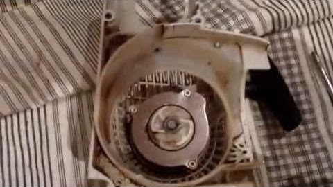 How to Replace Chainsaw Pull Cord - Stihl MS180C