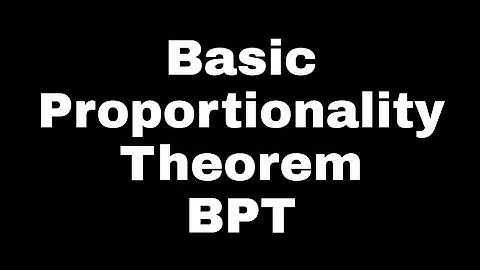 Basic proportionality theorem ll similar triangles theorem 6.1 ll CBSE class 10 ll chapter 6