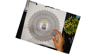 Photo Mandala Art Drawing | Gift ideas 