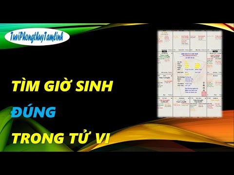 Video: Cách Tìm Ra Giờ Sinh Của Bạn