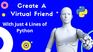 Create A Virtual Talking Friend with Just 4 Lines of Python || Programming Therapy