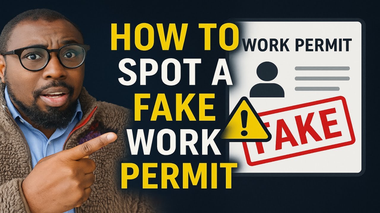 How to Spot a Fake Work Permit | For Any Country (USA, UK, Canada ...