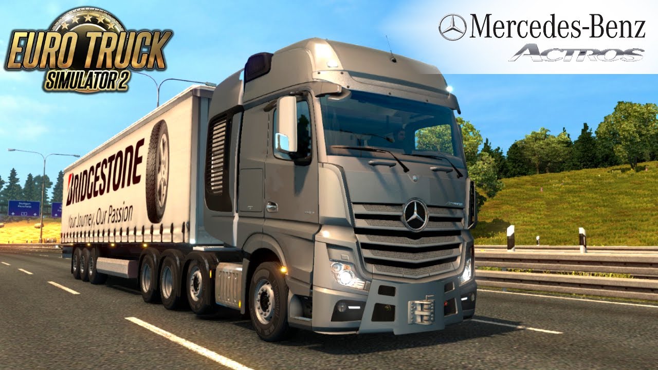 Euro Truck Simulator 2 Mercedes-Benz Actros 4163 Slt - Youtube