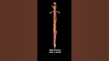 Flaming Sword on Black