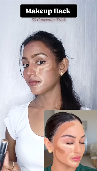 Let's Try This Viral 53 Concealer Hack! #youtubeshorts #shortvideo #makeuphacks #shorts #concealer