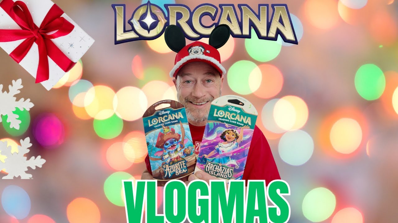LORCANA PACK BATTLE AZURITE SEA VS ARCHAZIAS ISLAND| | 50 PACKS IN 25 DAYS | VLOGMAS