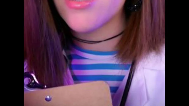 ASMR-A Lovely Girl gives you a Cranial Nerve Exam (soft-spoken-whispered)