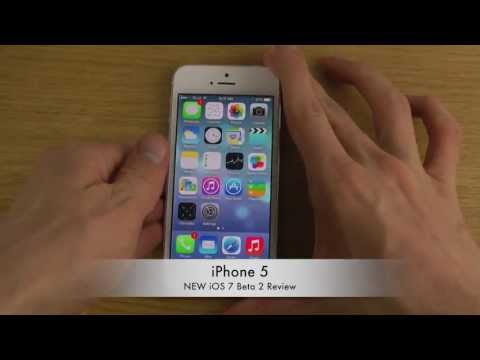 iPhone 5 - NEW iOS 7 Beta 2 Review