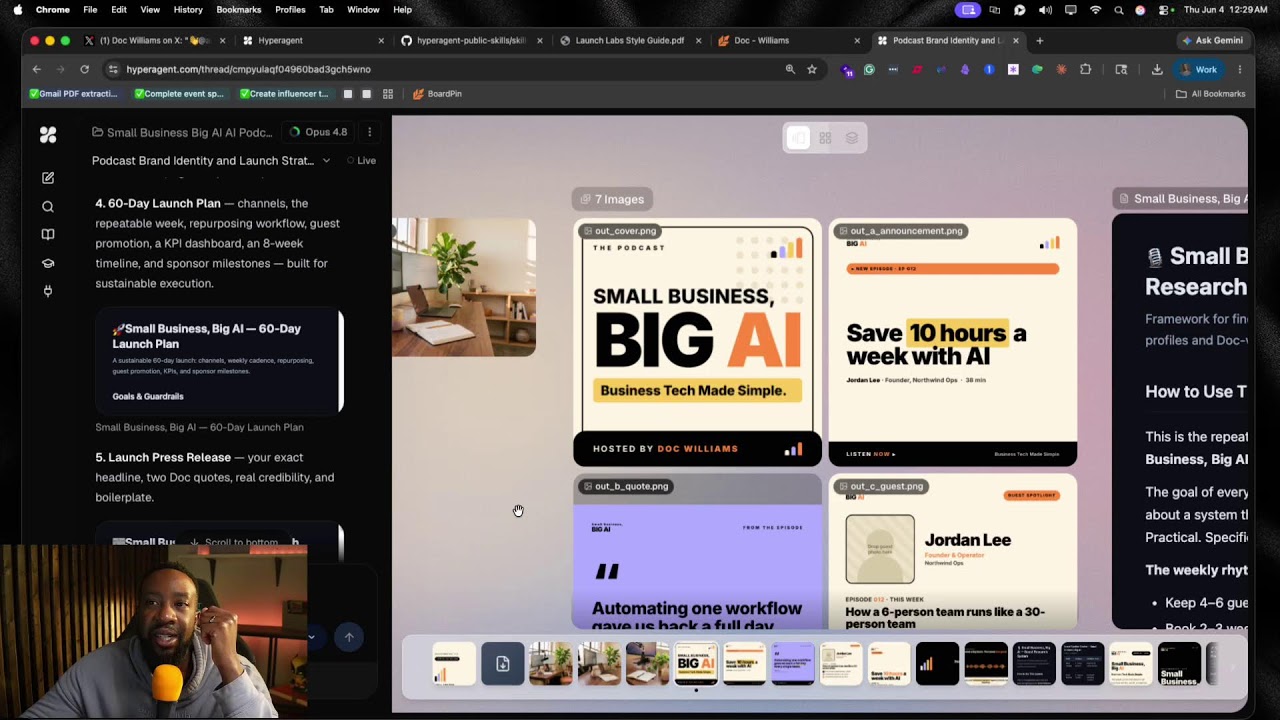 How to Create a Podcast Launch for Your Business With AI Agent Hyperagent
