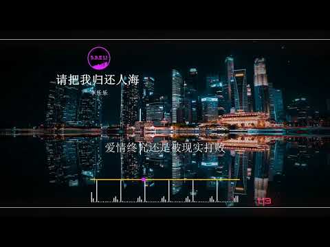 2023華語網絡流行音樂 ||《請把我歸還人海》|| 李樂樂 || 動態歌詞