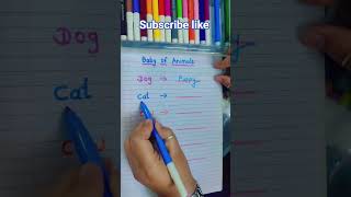 baby of animals #easy #education #learning #viralvideo #trending #youtube