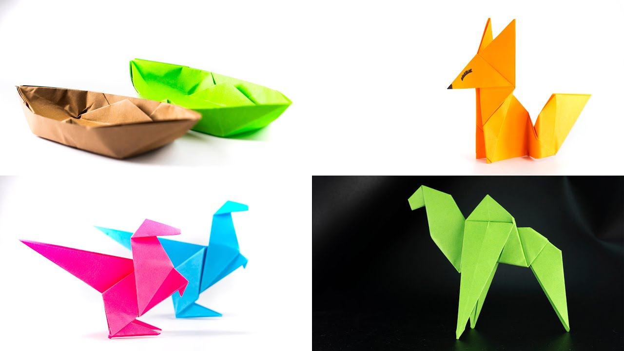 4 ideas fáciles y geniales de origami y manualidades con papel #49