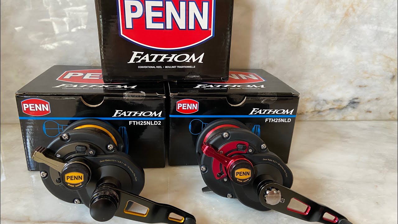 Penn Fathom 25N single & two speed lever drag- UNBOXING 