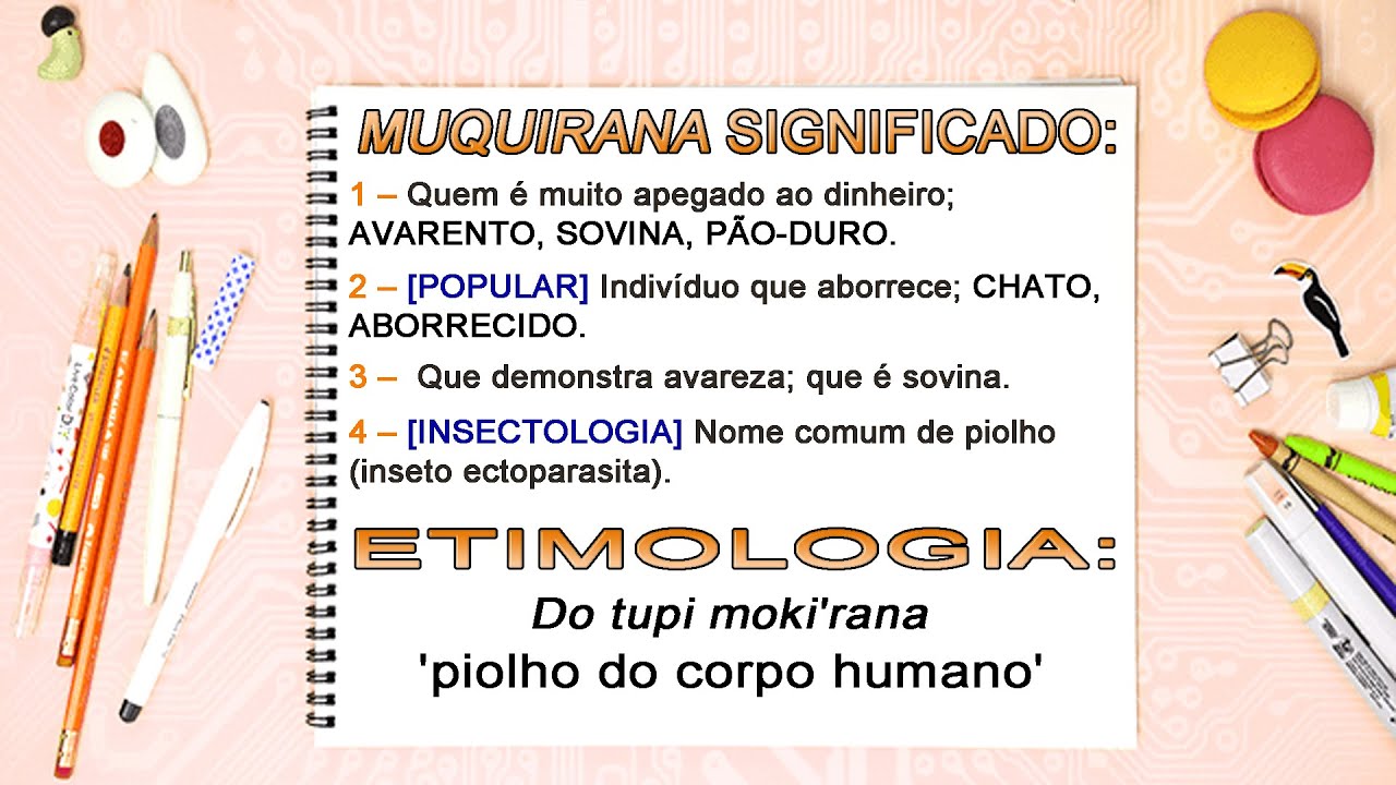 O que é muquirana? , Conceito (Vídeo Gotinha: 2min11s) muquirana ...