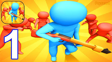 Stickman Defence: Zombie Games - Gameplay Walkthrough Part 1 Tutorial Stickman Zombie Base Defense