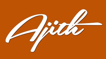 Ajith Name Signature Style | Ajith Signature Style | A Name Signature Styles