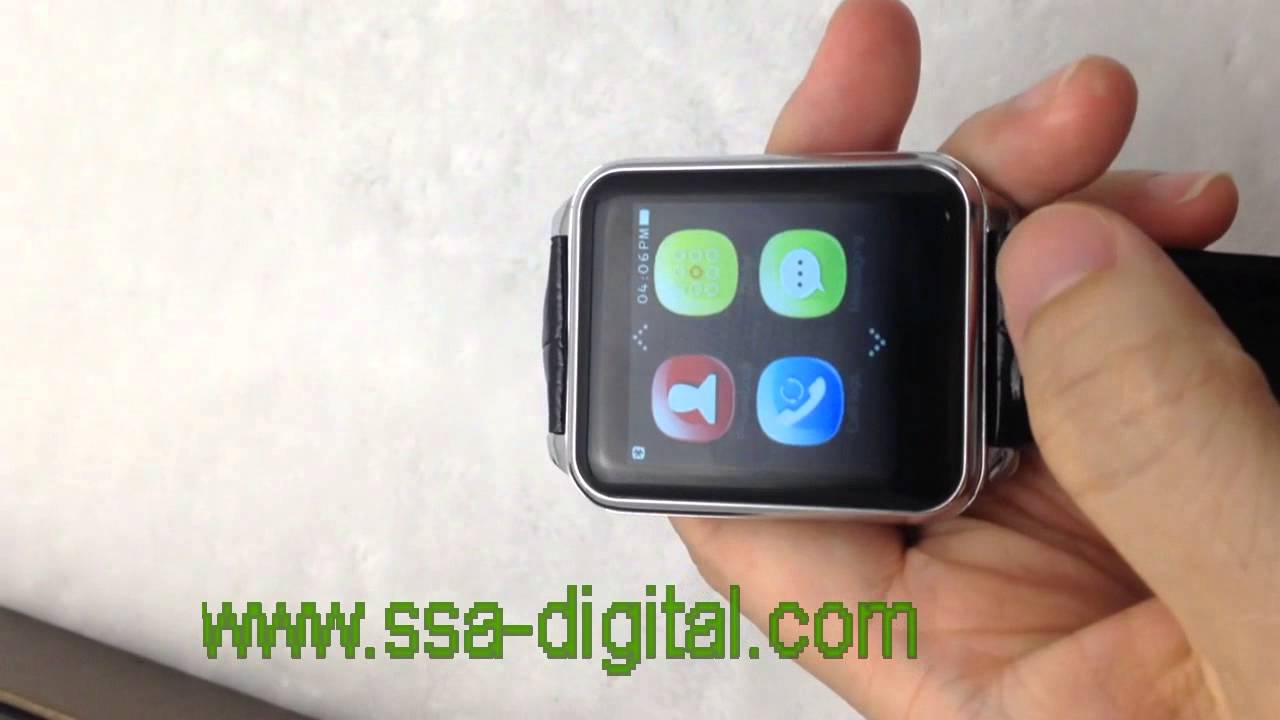 F2 smart watch with IPS display more clear - YouTube