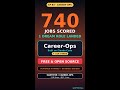 740 Jobs Scored, 1 Dream Role — Career-Ops AI Job Hunter on Claude Code #Shorts