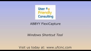 Windows Shortcut Tool for ABBYY FlexiCapture Windows Shortcut Tool for ABBYY FlexiCapture