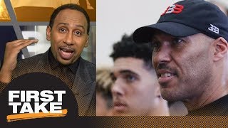 Stephen A. Smith doesn't like LiAngelo Ball and LaMelo Ball playing in Lithuania | First Take | ESPN