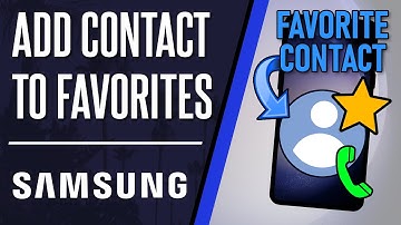 Hoe u contacten toevoegt aan favorieten op een Samsung-telefoon