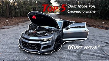 TOP 5 BEST MODS FOR CAMARO OWNERS!