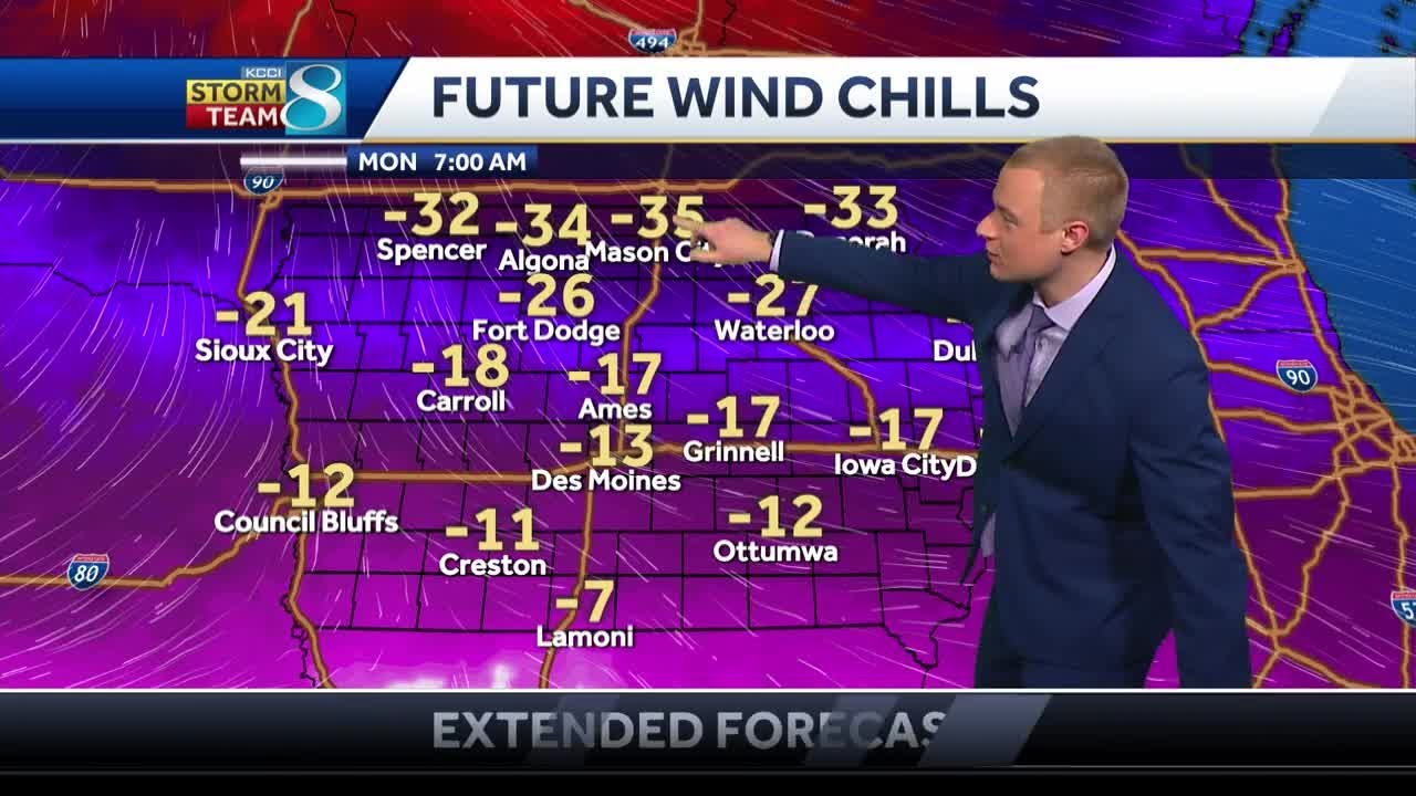 Iowa Weather: Snow for some Iowans Monday, cold for all - YouTube